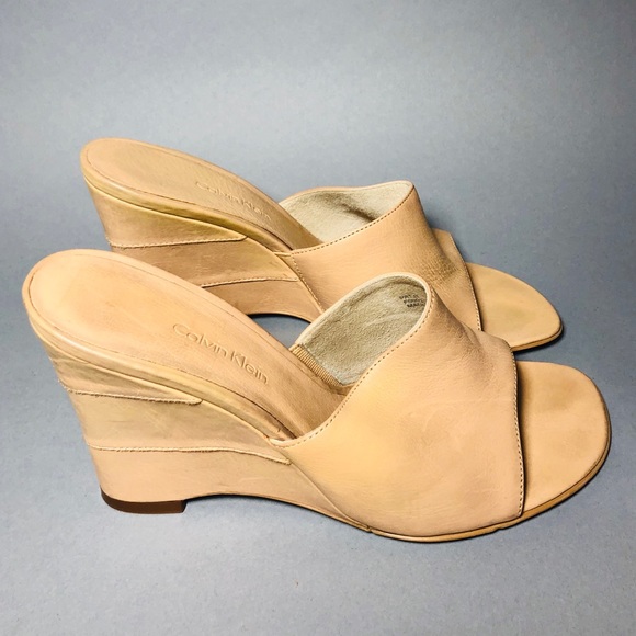 Calvin Klein Leather Mule - Picture 1 of 6